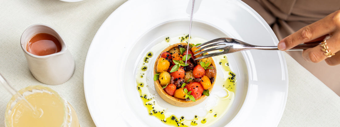 Repas sublimé avec notre huile d'olive