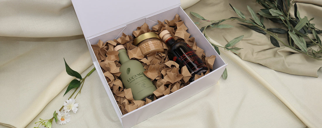 Coffret blanc lucangeli produit