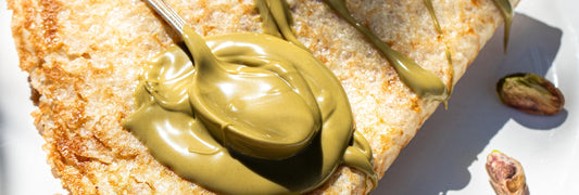 Crêpe et pâte à tartiner 40% pistache