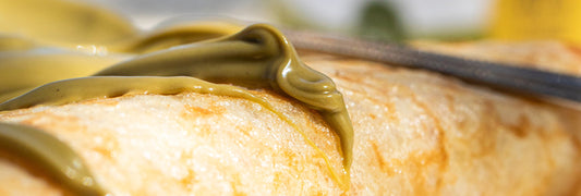 crêpe et pâte à tartiner pistache