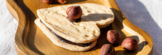 Biscuit sablé pâte à tartiner cacao-noisette
