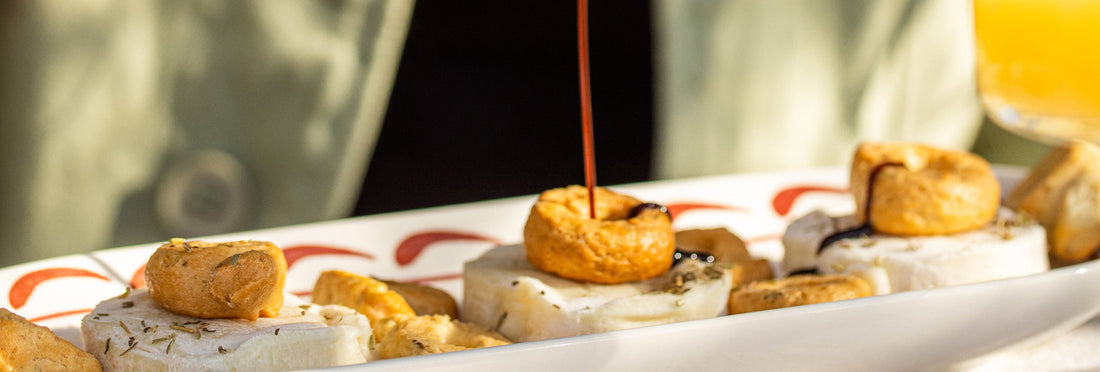 Chèvre et vinaigre balsamique IGP de Modène
