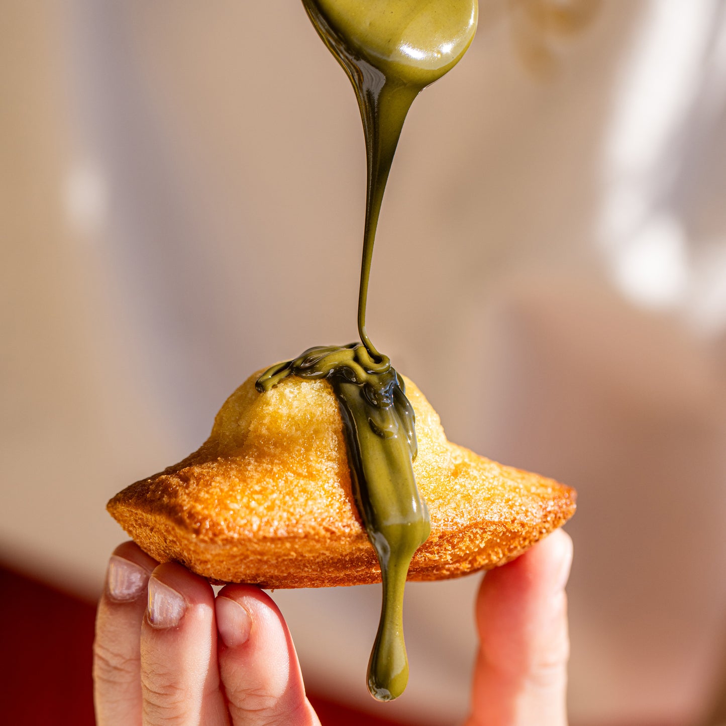 madeleine purée pistache