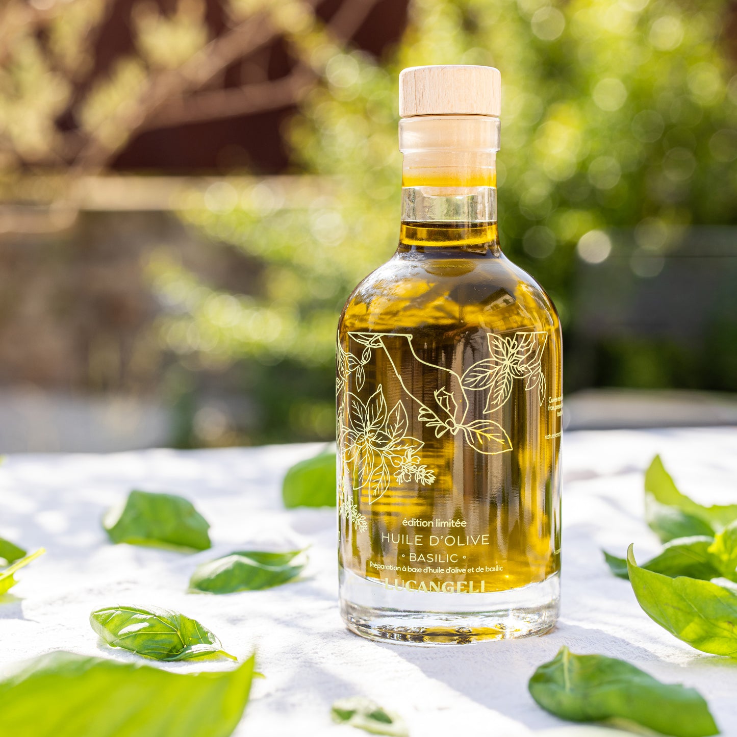 HUILE D'OLIVE BASILIC BIO