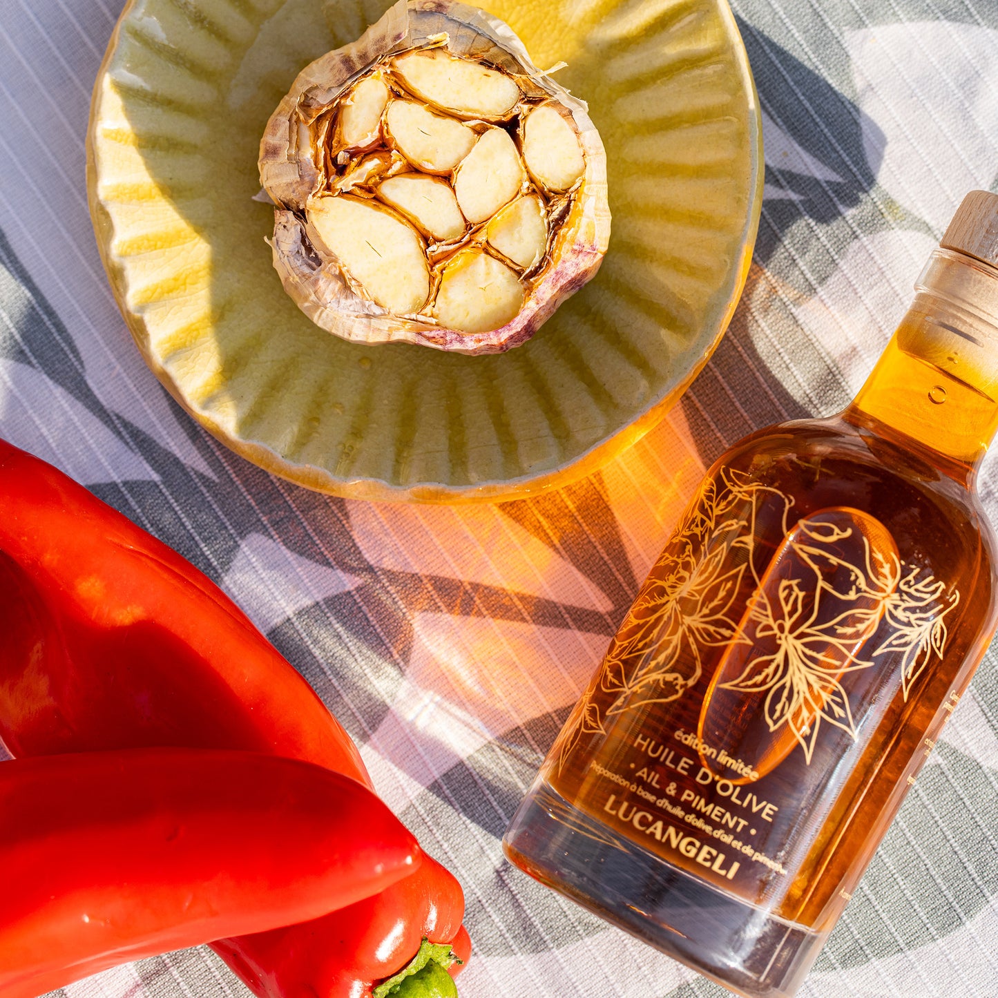 HUILE D'OLIVE AIL & PIMENT BIO