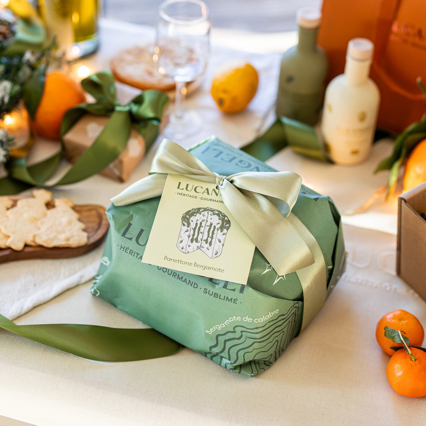 PANETTONE ARTIGIANALE 1KG CON CREMA AL BERGAMOTTO