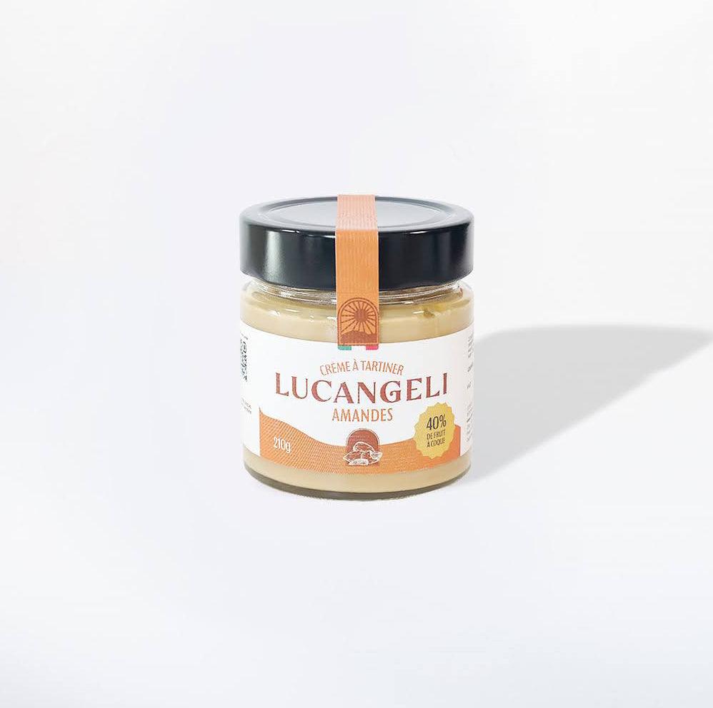 PÂTE À TARTINER 40% AMANDES 210g - lucangeli.co